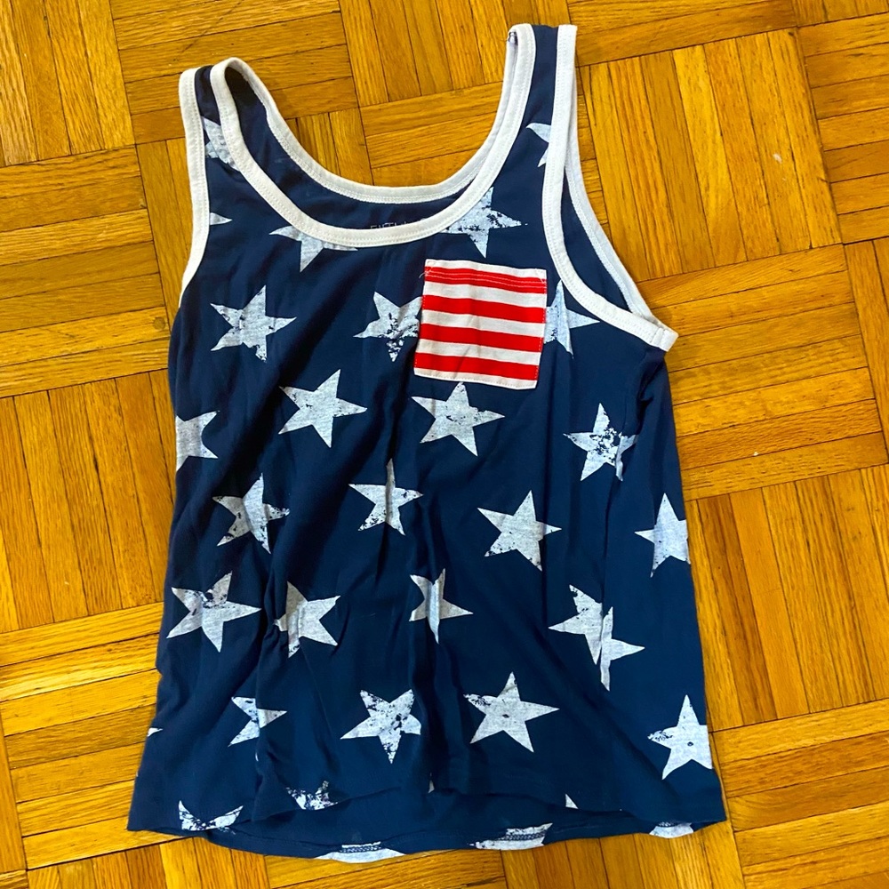 American flag USA theme tank!